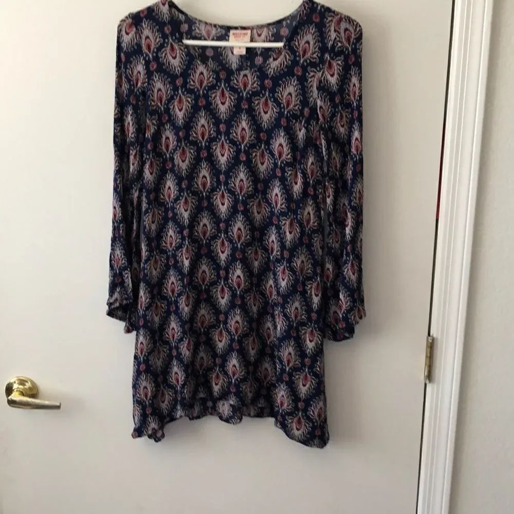 Massimo Paisley Print Minidress Size S Gently Used